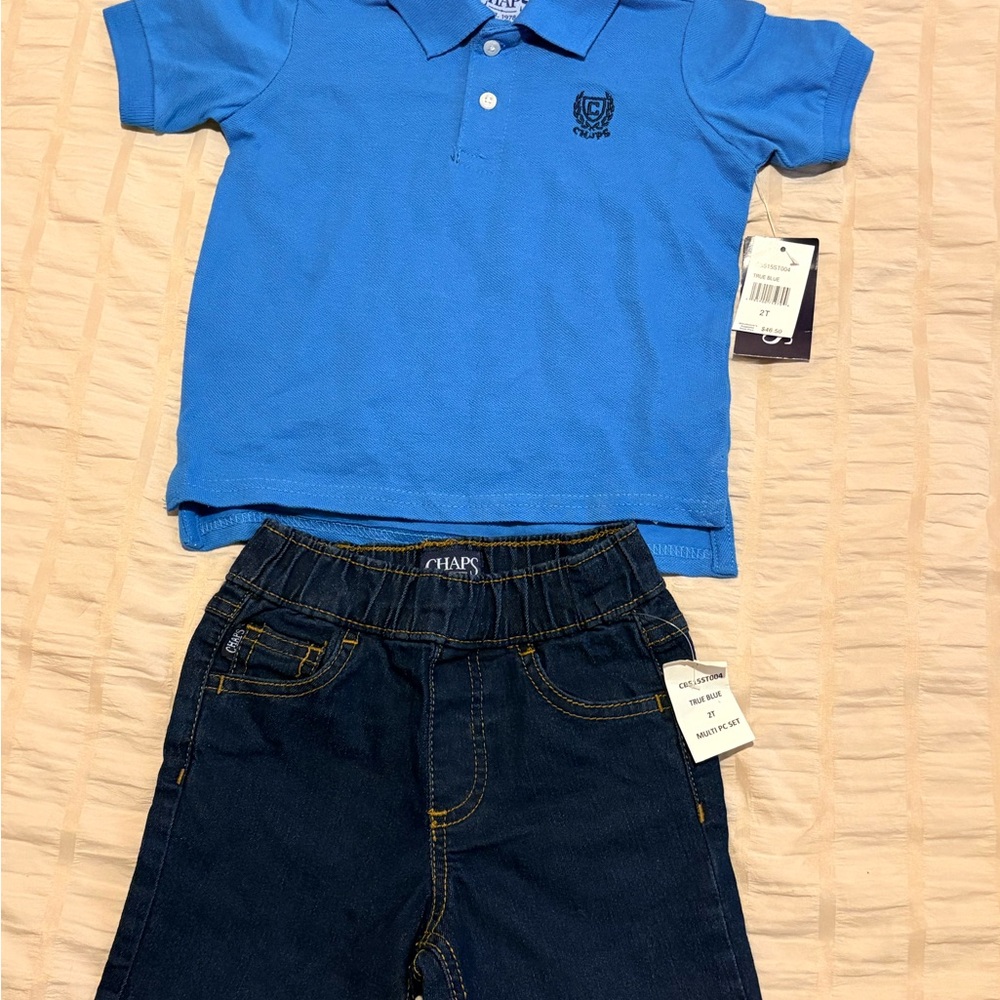 Chaps Royal Blue Kids Polo Shirt